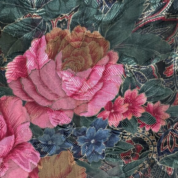 Vtg Victoria Secret Sheer Robe Womens Green Satin Y2K 90s Gold Label‎ No Belt - Picture 3 of 8